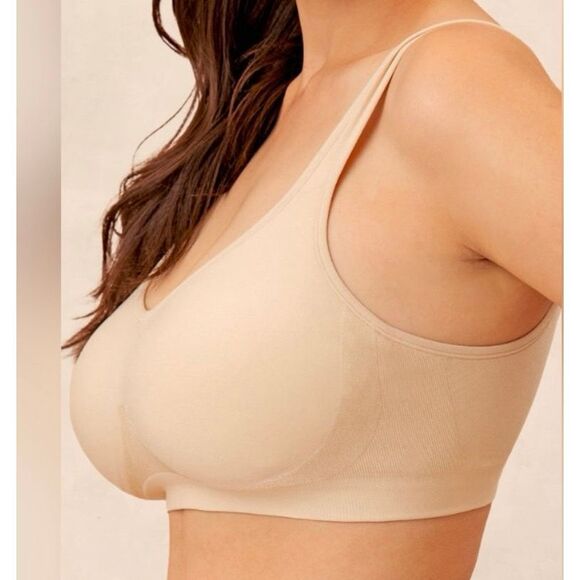 Truekind Daily Comfort Wireless Shaper Bra in Chai Size M - Picture 1 of 9